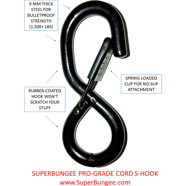 1 Foot Pro-Grade SuperBungee Stretches to 7 FEET - HD Bungee Cord