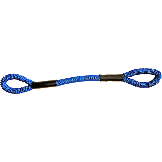 8 inch Marine SuperBungee (20 inches incl ends) - 550% Stretch to 56 inches (4.7 FEET) - Choice of Stainless Steel Carabiner or Cleat-Loop Ends
