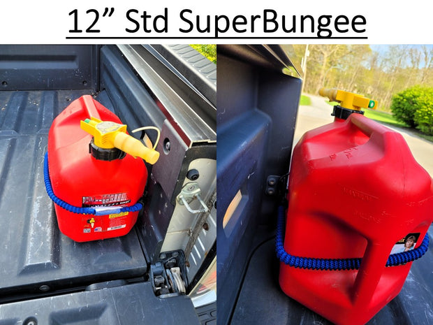 SAVE 25% + FREE SHIPPING!! Starter 5-Pack 4" 6" 8" 12" & 18" Original SuperBungees - Stretch up to 9 FEET!