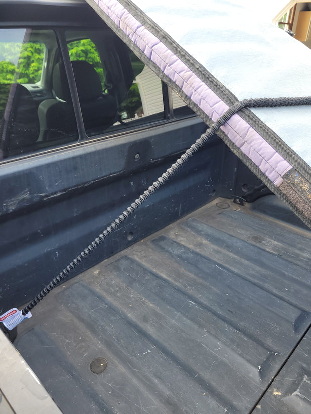 2-Pack: 32 Inch Black SuperBungee Cord Set - Stretch to 15 Feet!!