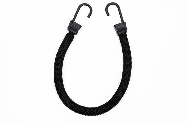 2-Pack: 18 Inch Stretchy Body Bungee Cord Set - 25" w/no-scratch hooks-Stretch to 8.7 Feet!