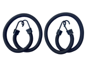 2-Pack: 32 Inch Black SuperBungee Cord Set - Stretch to 15 Feet!!