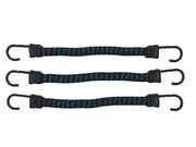 3-Pack of 8 Inch Standard Grade Bungee Cords