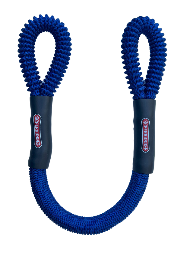8-Inch Marine Grade with Cleat Loop Ends - Blue