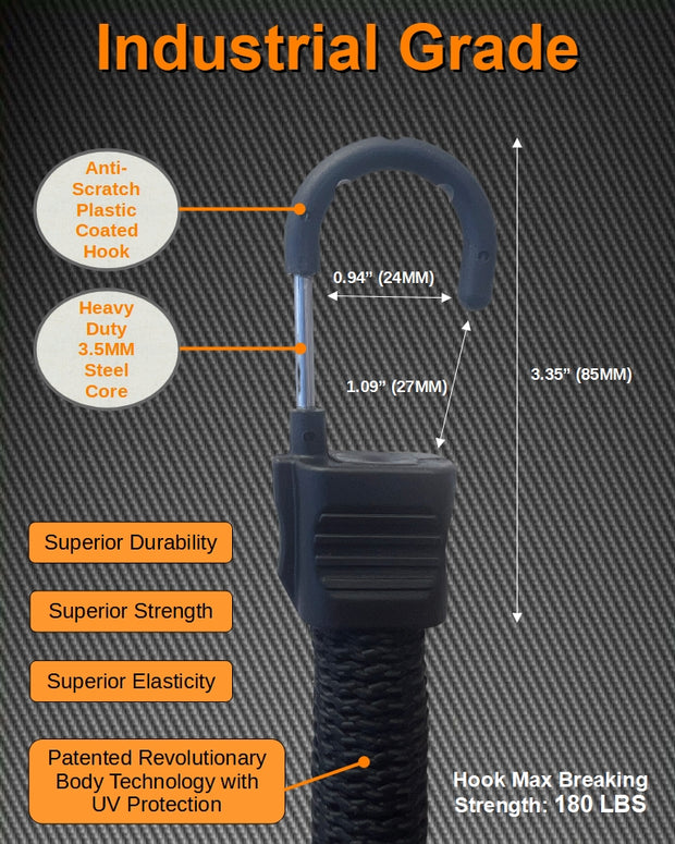Cavo D'Urto Bungee Elastico Rotondo - 4 Mm Di Diametro, 9 - Foto 9