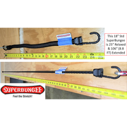 2-Pack: 18 Inch Bungee Cords Set