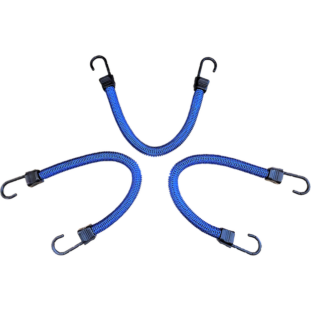 3 Pack 12 Inch Bungee Cord Kit Purchase Durable 12 Inch Bungee
