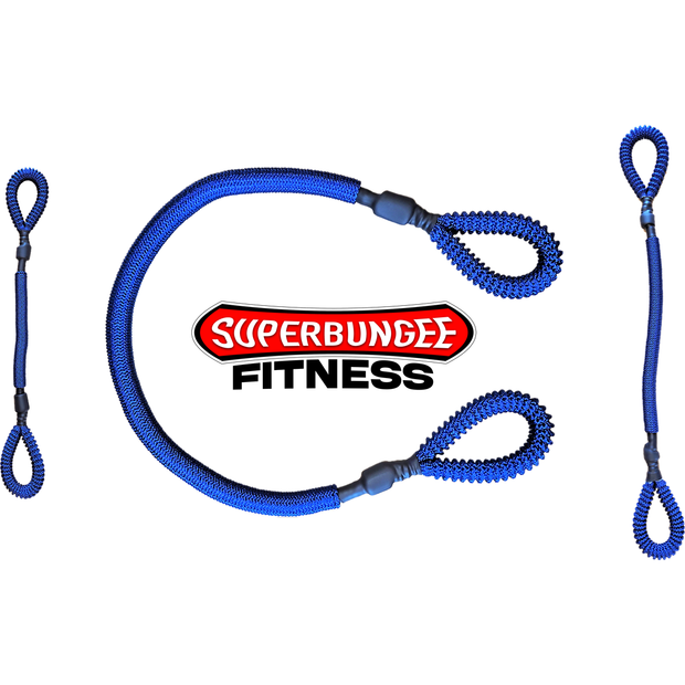 Bungee Cord Exercise Bundle: 3-Pack of Bungee Resistance Bands