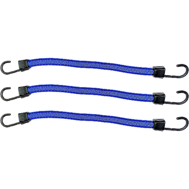 Assorted Length Elastic Stretch Cords, 12-Piece
